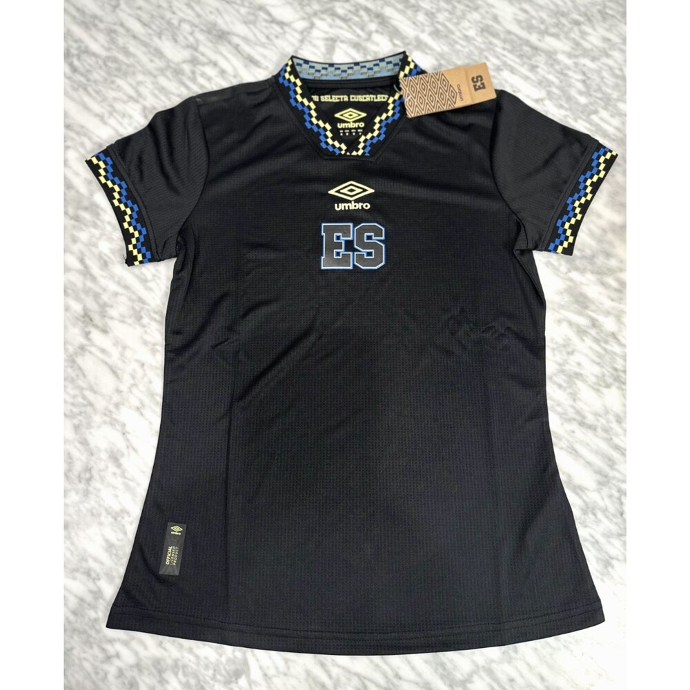 Umbro El Salvador National Team 23/24 black third Jersey authentic Women Medium